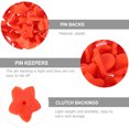 thumbnail image 2 of Shisuyan 100PCS Practical Pin Badges Lapel Pin Backing Tie Tacks Holders, 2 of 9