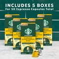 thumbnail image 3 of Starbucks By Nespresso Original Line, Starbucks Blonde Espresso Roast, Pods, 10 Count, 5 Pack​, 3 of 9