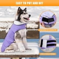 thumbnail image 2 of Winter Jacket for  Dogs, Easy  3XL  Snow Coat Velcro  Pet Puffer Clothes with Harness Hole Adjustable Reflective Quilted Pet Cold Weather Vest for Girl Female, 2 of 6