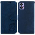 thumbnail image 2 of Compatible with Motorola Moto Edge 30 Neo Embossed Cute Tiger Flip Folio Wallet Case Card Pocket Holder Cover, 2 of 5