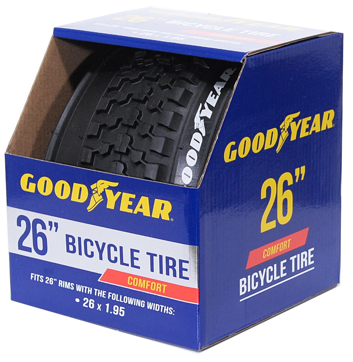 Goodyear Tires 26' Folding Comfort Bike Tire, Black