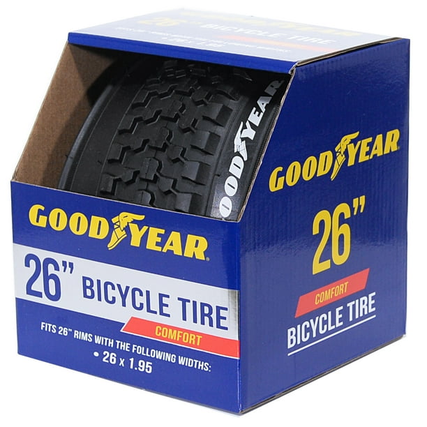 Goodyear Tires 26" Folding Comfort Bike Tire, Black