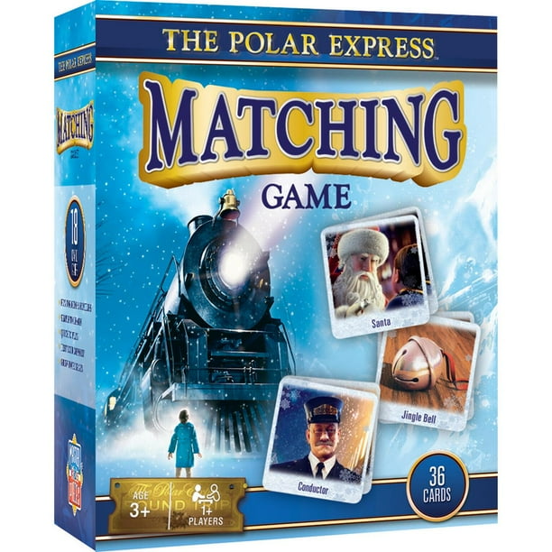 Masterpieces - The Polar Express Matching Card Game Travel Size ...