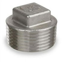 Smith-Cooper 3/4 in. MPT Stainless Steel Square Head Plug
