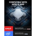 thumbnail image 4 of darkFlash DF-DV360M-BK MAX 360mm AIO Liquid CPU Cooler with 3.95" 480x480 LCD, Black, 4 of 8