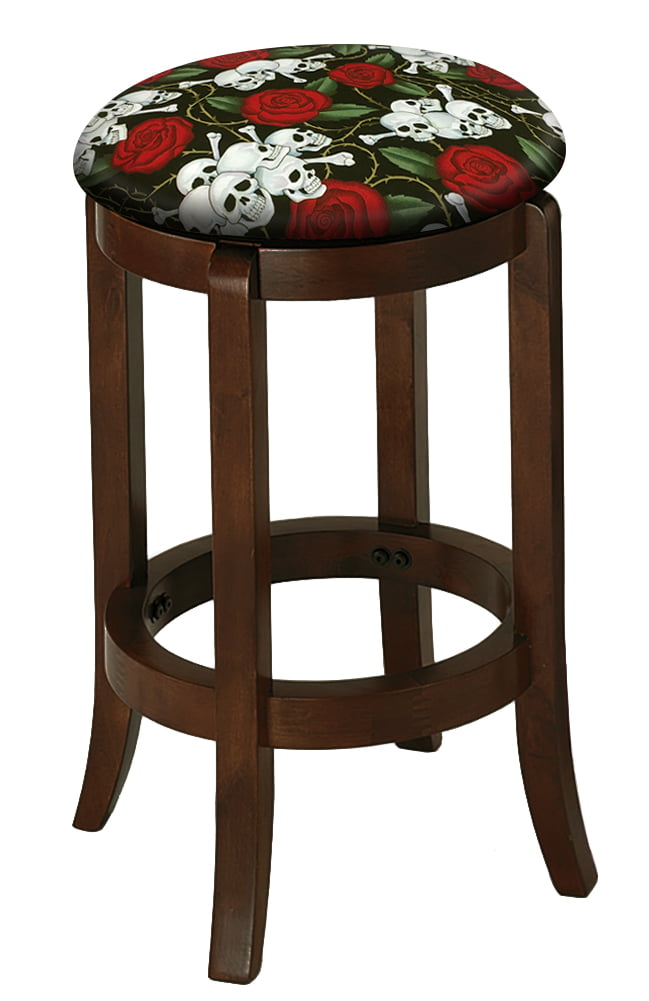Plant Stand End Table Cappuccino Espresso Finish with Novelty Theme Game Room 