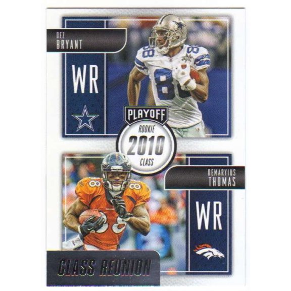 Collectible 2016 Playoff Class Reunion #11 Demaryius Thomas/Dez Bryant Dallas Cowboys/Denver Broncos NFL Football Trading Card