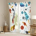 thumbnail image 3 of Feelyou Rocket Planet Boy Black Out Curtains, Spaceship Curtains Pack of 2 (42x63 Each), 3 of 6