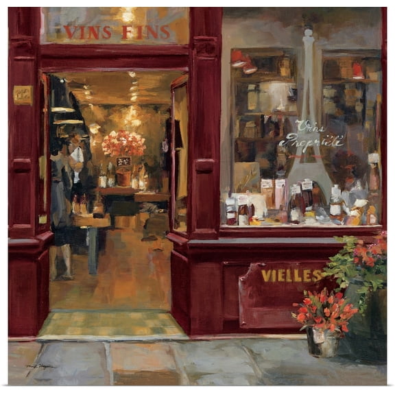 Great BIG Canvas | "Parisian Shoppe II" Art Print - 24x24