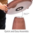 thumbnail image 3 of Sunnydaze Gleeful Garden Metal Outdoor Bird Bath - Matte Green, 3 of 8