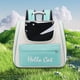 thumbnail image 4 of Bolsa De Transporte Para Gatos Pet Cat Backpack Portable Puppy Carrying Backpack para gatos pequeños Perros (Verde) Likrtyny Libre de BPA, 4 of 8