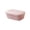 Pink, variant on Hyknon Soap Dish, Leakproof Soap Storage with Lid & Draining Layer, Shatterproof Travel Bar Plastic Soap Holder Case Container, Portable Travel Size Bar Container Box for Camping Gym Bathroom, Green