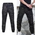 thumbnail image 1 of Pantalones cargo casuales para hombre Streetwear Fashion Hip Hop Amy Pantalones de senderismo para actividades al aire libre Black_M Baoblaze Pantalones de camuflaje, 1 of 8