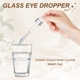 thumbnail image 3 of Uxcell Glass Eye Dropper, 5 Pcs Droppers Liquids Closure Top with Measurement mark for 50ml(1.7oz) Glass Bottles Liquids Essential Oils Dispenser Perfume Storage Lab, White/Silver Top, 3 of 6