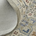 thumbnail image 4 of HomeRoots  10 x 14 ft. Taupe Ivory & Red Wool Patchwork Tufted Handmade Stain Resistant Area Rug, 4 of 5