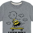 thumbnail image 3 of Peanuts - Let's Roll - Toddler And Youth Short Sleeve Graphic T-Shirt, 3 of 6