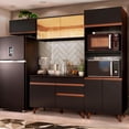 thumbnail image 1 of Madesa Gabinete de Cocina Integral Completa 260 cm Reims Negro 01, 1 of 8