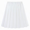 thumbnail image 4 of NIEWTR Girls Pleated Tennis Skirts for Girls Athletic Toddler High Waist Activewear Kids Golf Skirts with Pockets(A01-White,12-13 Years), 4 of 4