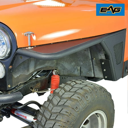 2006 Jeep Wrangler Fender - EAG Front Fender Flares - fits 76-87 Jeep Wrangler CJ7
