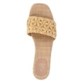 thumbnail image 4 of Time and Tru Women's Raffia Slide Sandals, 4 of 6