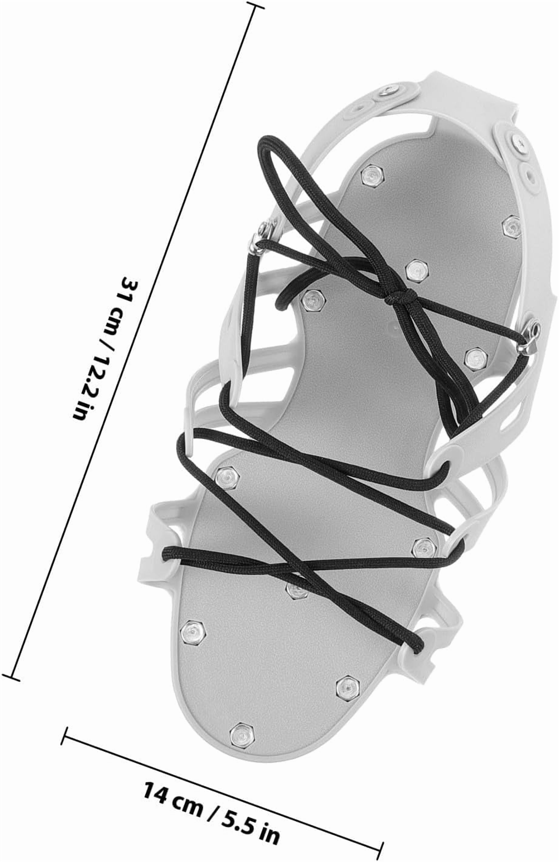 Adjustable belt spiked lawn coring shoes, spiked gardening floor coring sandals, for soil loosening and lawn maintenance in outdoor gardens