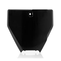 Acerbis 2462580001 Front Number Plate Black