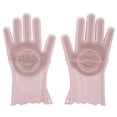 thumbnail image 2 of Guantes de limpieza Guantes de lavado Accesorio de cocina Guantes de silicona Anti-escaldado Guantes impermeables para lavar platos para el hogar Cocina Baño Rosa polvoriento ANGGREK Otros, 2 of 8
