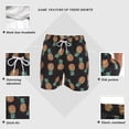 thumbnail image 3 of Beach pants sports shorts summer men's beach pants loose casual pants quarter sand, 3 of 7