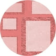 thumbnail image 1 of Ahgly Company Machine Washable Indoor Round Transitional Red Area Rugs, 3' Round, 1 of 7