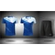 thumbnail image 3 of Ropa de bádminton para hombres y mujeres, de manga corta, de secado rápido, ropa de equipo de competición superior, transpirable, 3 of 4