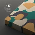 thumbnail image 4 of PixonSign Canvas Print Wall Art Set Orange, Green, Tan & Gray Camouflage Display Abstract Patterns Digital Art Modern Art Chic Urban Multicolor Ultra for Living Room, Bedroom, Office - 24"x36"x3, 4 of 5