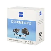 ZEISS Gentle and Thorough Cleaning Eyeglass Lens Cleaning Wipes, 325 Count