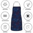 thumbnail image 6 of Sikiie Blue Firework Aprons for Kitchen Cooking Aprons, Chef Apron for Men Women Chef, 6 of 7