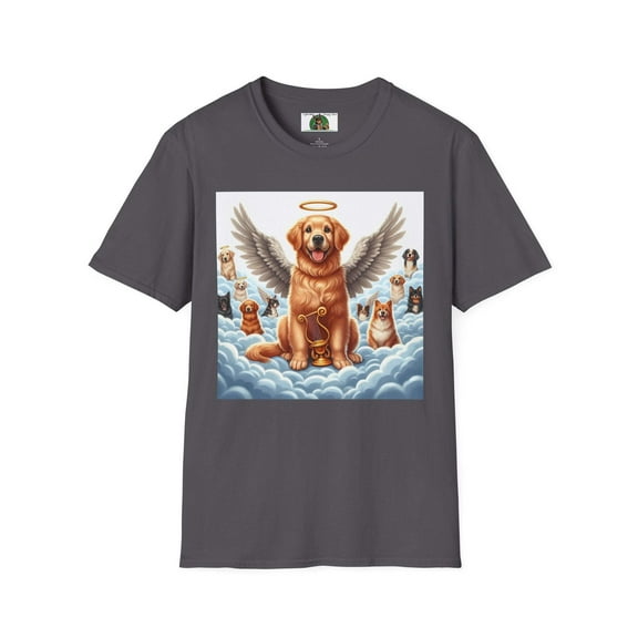 Golden Retriever Angel Unisex Softstyle T-Shirt