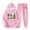 Pink02, variant on Erwazi Women's Sweat Sets St. Patrick's Day Outfits Hoodie Sweatshirt and Jogging Pants Lounge Sets