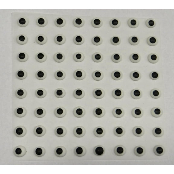White Edible Icing Royal Eyes Cake Candy Cookie Decorations 3/16" 120 count