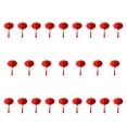 thumbnail image 2 of yuksok Lanternes Chinoises Mini Rouges Porte-Bonheur en Flocage pour Maison Bateau Dragon Festival du Printemps 25 Pcs, 2 of 9