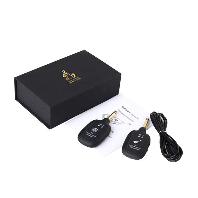 Sistema Inalámbrico De Guitarra, Receptor De Transmisor Inalámbrico , Recargable Incorporada, Para Instrumentos Musicales Eléctricos Yuyangstore Sistema inalámbrico de guitarra Uhf
