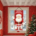 thumbnail image 6 of Merry Christmas Hanging Flag Cartoon Santa Claus and Snowman Garden Flags Decorative Flags for Outdoor Indoor Home Decor (Santa Claus), 6 of 6