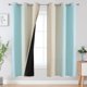 thumbnail image 1 of Cortinas Estelar Textiler Aqua Beige Ombre Blackout 107 x 183 cm, 1 of 9