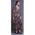 thumbnail image 3 of Bimba Floral Ladies Plus Size Kaftan Summer Wear Beach Coverup Kimono Caftan-4X-5X, 3 of 5