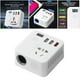 thumbnail image 4 of Inversor de 150 W, convertidor de CC de 12 V a 220 V, 3 salidas USB blanco, 4 of 9