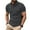Gray, variant on AJZIOJIRO Men's Summer Lapel Cotton Shirt Tops Short Sleeve Pullover T-Shirts S-3XL Casual Tees Shirts