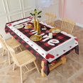 thumbnail image 3 of Valentines Day Love Be Mine Tablecloth,Wipeable Polyester Table Cover for Rectangle Tables,Foldable Tableclothes Decoration Tablecloths for Dining Room Camping Indoor Outdoor, 3 of 6