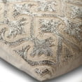 thumbnail image 2 of The HomeCentric Euro Sham Pillow Cover, Decorative Beige European Pillow Covers Pack of 2, 26x26 inch (65x65 cm), Linen Euro Shams, Abstract, Contemporary Euro Pillow Covers Easter - Silver Twinkles, 2 of 3