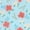 Flower-2-Turquoise, variant on INSPIRE CHIC Women's Floral Printed Square Scarves, 23.6X23.6" Flowers Tassel Gauze Headscarf Neckerchief Flower-1-Red