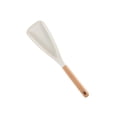 thumbnail image 3 of Fufafayo 2Pcs Nonstick Cooking Spoon, Silicone Spatula Wooden Handle for Mixing And Scraping, Multifunctional Kitchen Utensil for Stirring Flipping And Serving, Safe Tool for Nonstick Cookware And, 3 of 9