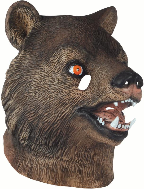 Latex Full Head Animal American Black Bear Forest High Quality Fancy Props Masks