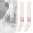 thumbnail image 6 of yuksok Womens Knee High Socks Stylish Sleeping Socks Soft Fuzzy Socks Long Stocking Pink, 6 of 9