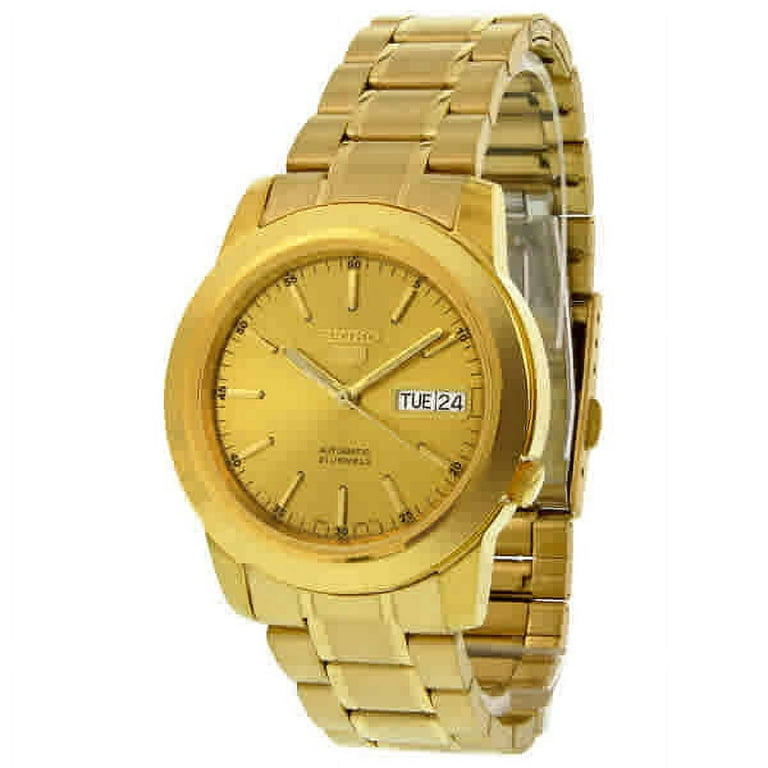 Seiko Men's 5 Automatic SNKE56K Gold Gold Tone Stainles-Steel